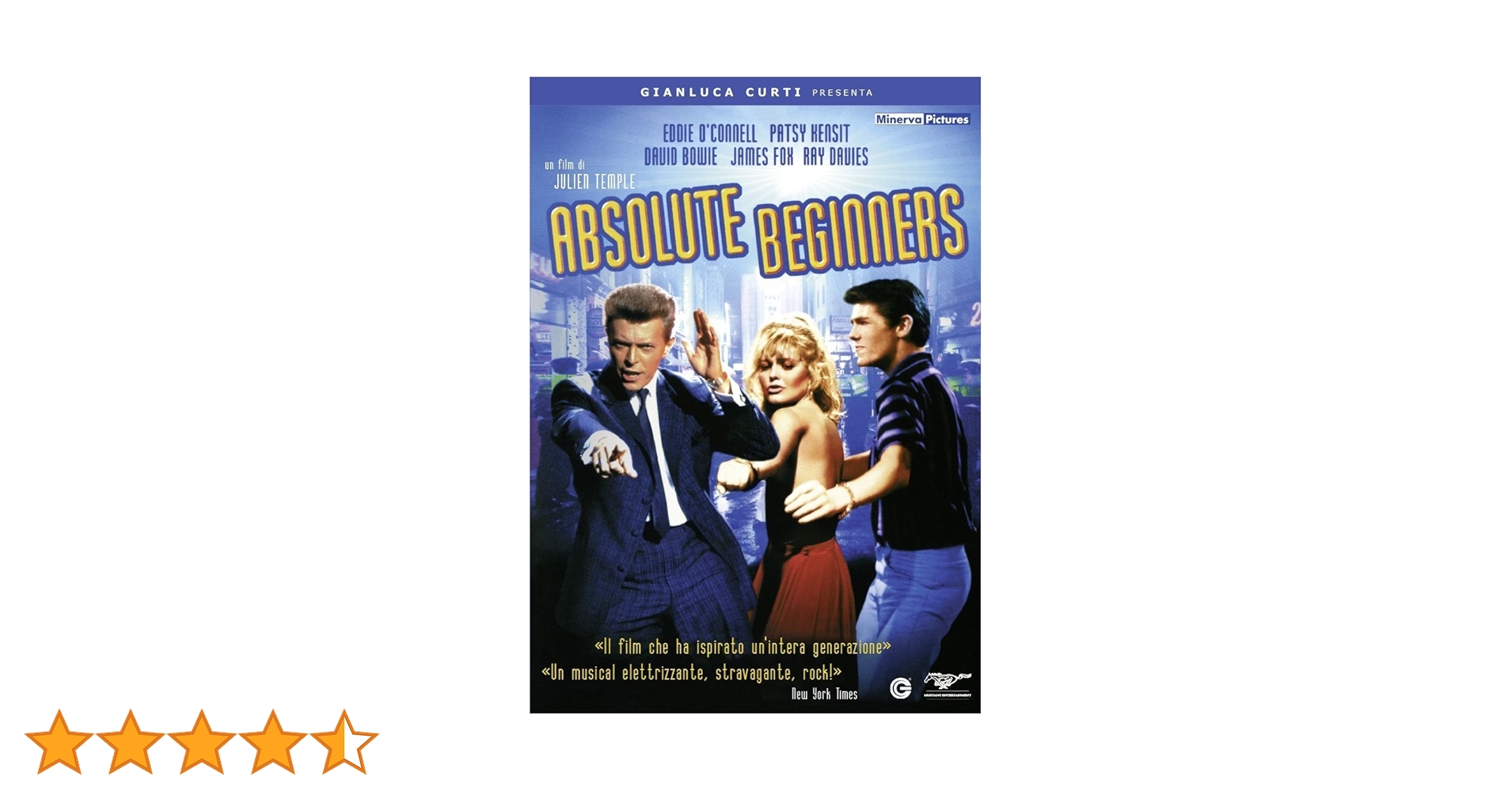 Absolute Beginners : Kensit, O'Connell, Bowie, Fox, Davies